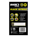Rhino Gloves Medium Nitrile Disposable Gloves 100 Pack - Puncture Resistant - Textured Grip - 220mm x 125mm x 60mm - SuperSaverAU - view 4