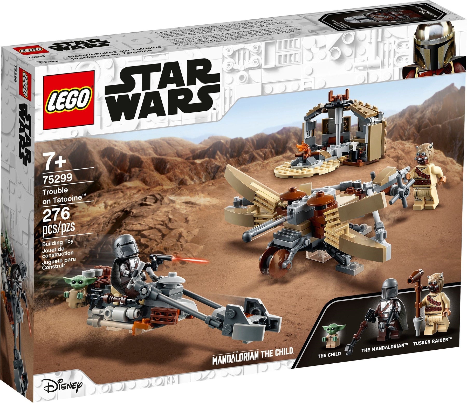 LEGO 75299 Mandalorian Speeder & Tusken Raider Clash - SuperSaverAU - view 1