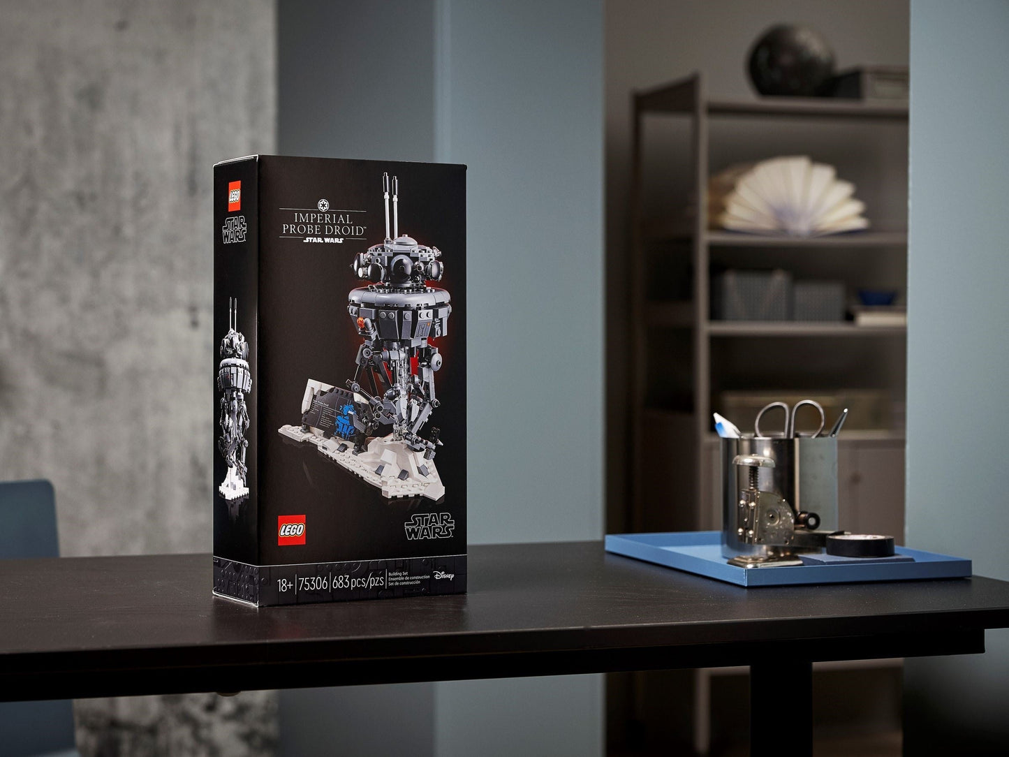 LEGO 75306 Imperial Probe Droid - Star Wars Hoth Display Model