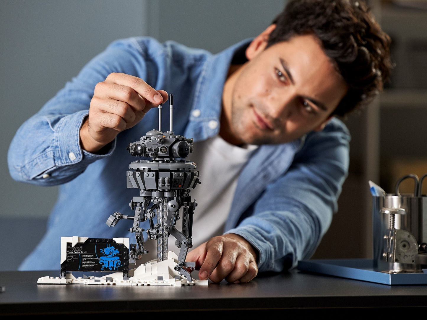 LEGO 75306 Imperial Probe Droid - Star Wars Hoth Display Model