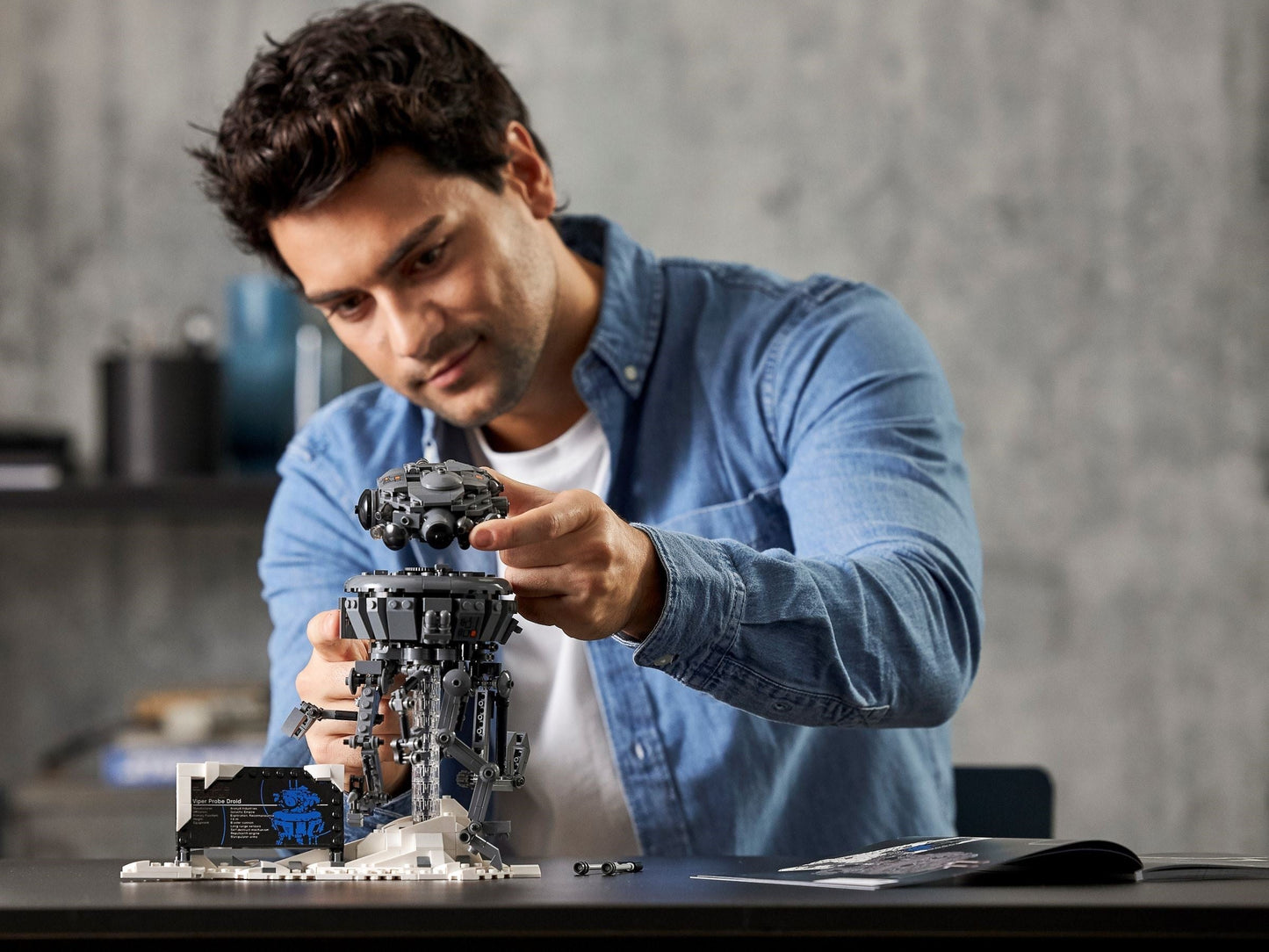 LEGO 75306 Imperial Probe Droid - Star Wars Hoth Display Model