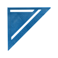 Empire 300mm Metric Polycast Rafter Square - Lightweight Durable Tool - SuperSaverAU - view 1
