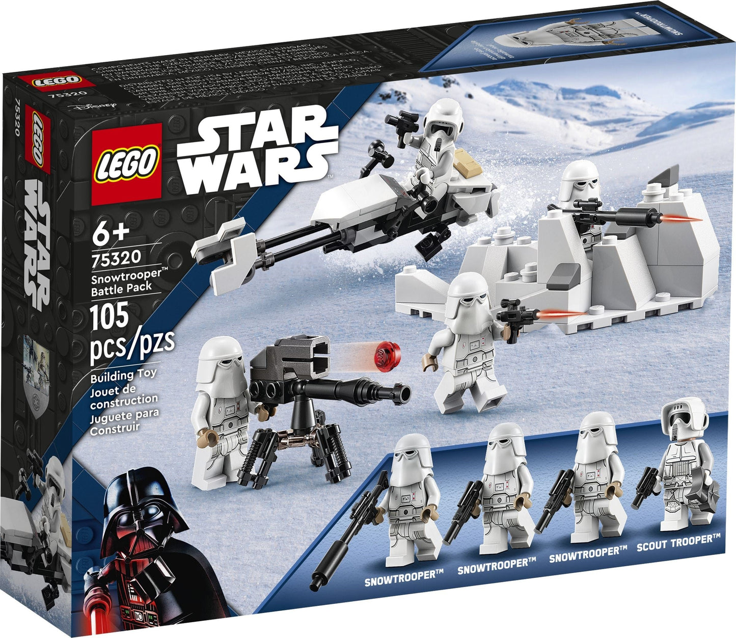 LEGO 75320 Snowtrooper Battle Pack - Star Wars Hoth Army Building Set