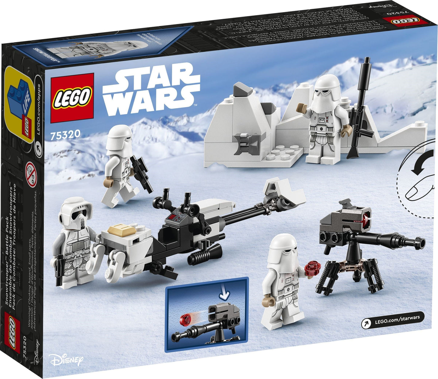 LEGO 75320 Snowtrooper Battle Pack - Star Wars Hoth Army Building Set