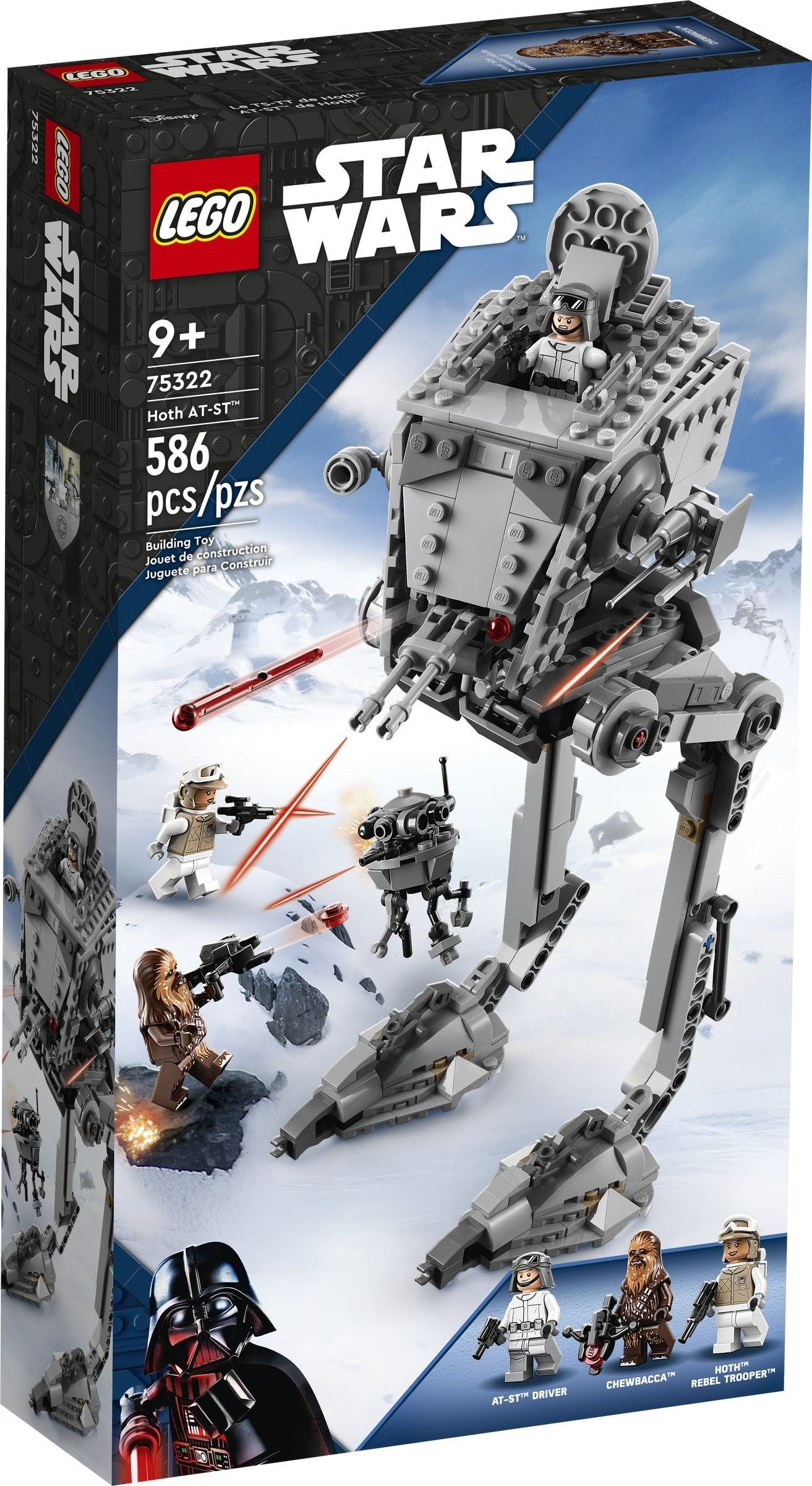 LEGO 75322 AT-ST Walker Hoth Battle Set - SuperSaverAU - view 1