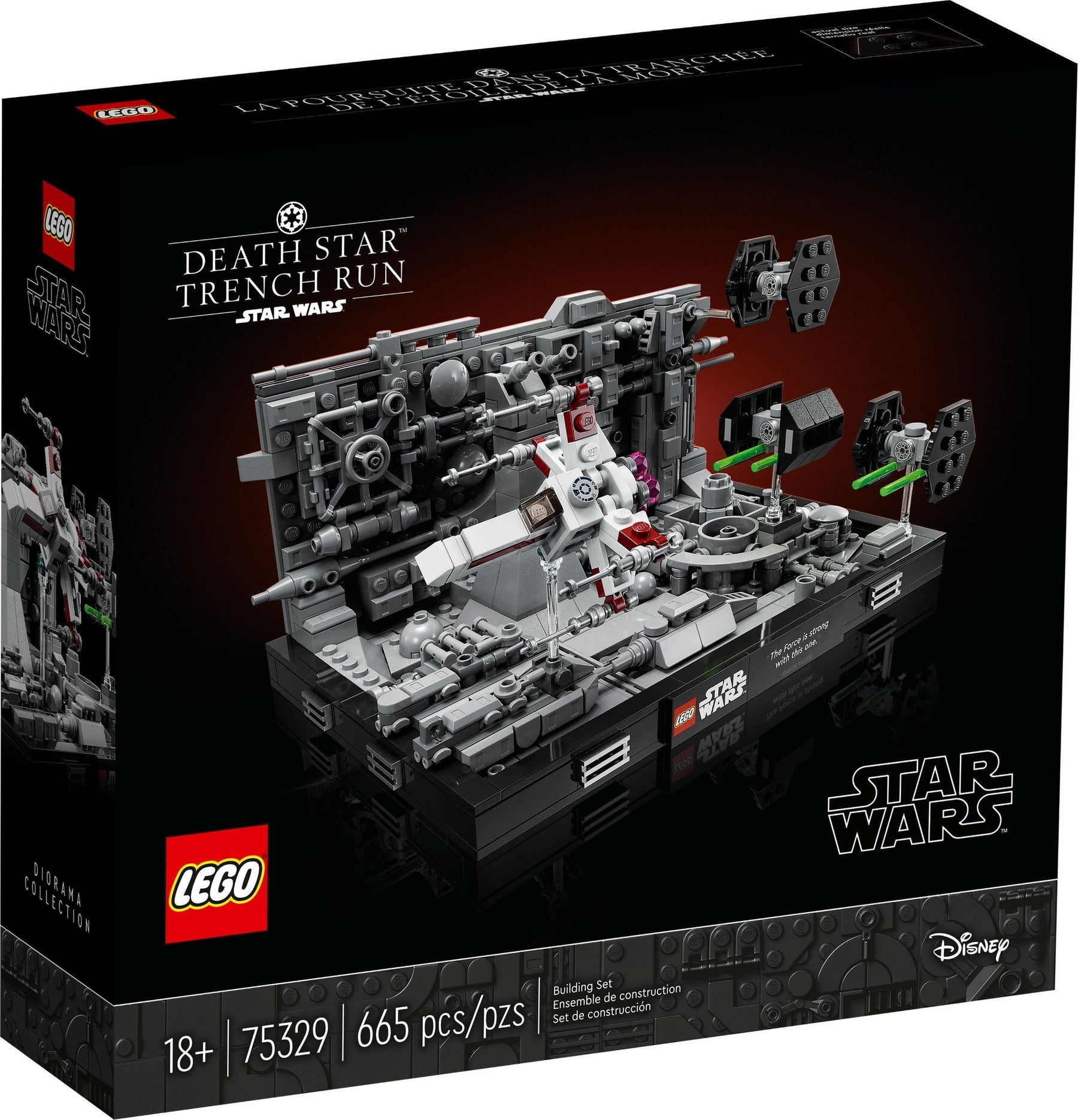 LEGO 75329 Star Wars Death Star Trench Run Diorama - SuperSaverAU - view 1