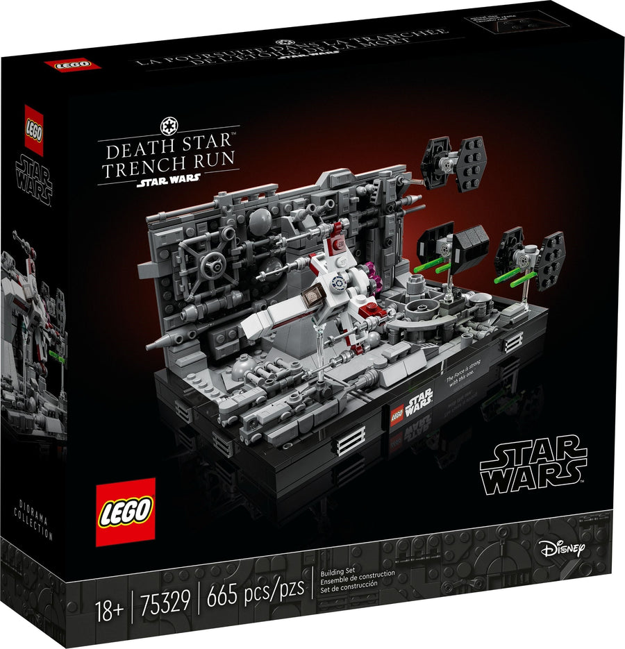 LEGO 75329 Star Wars Death Star Trench Run Diorama - SuperSaverAU - view 1