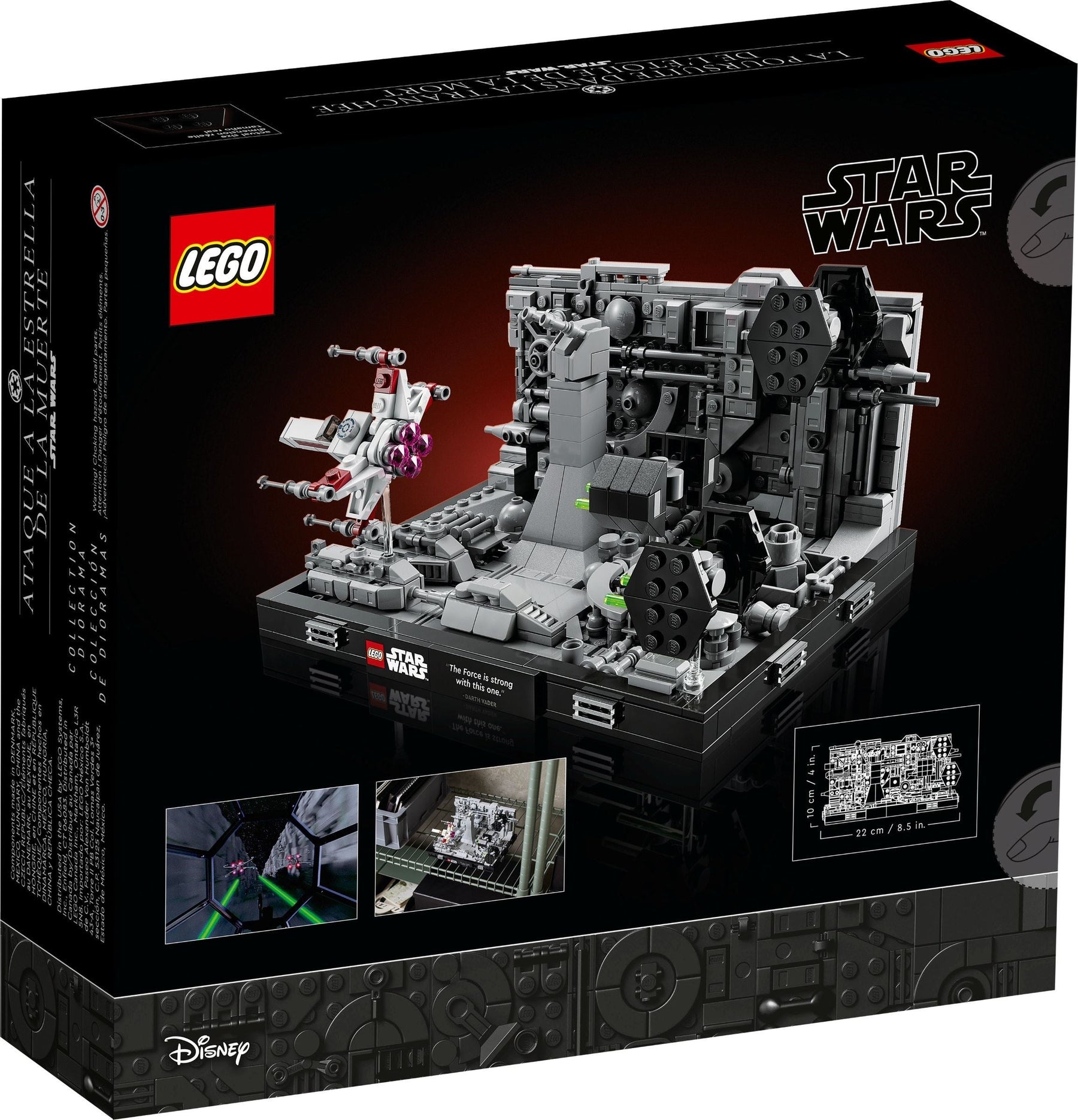 LEGO 75329 Star Wars Death Star Trench Run Diorama - SuperSaverAU - view 2