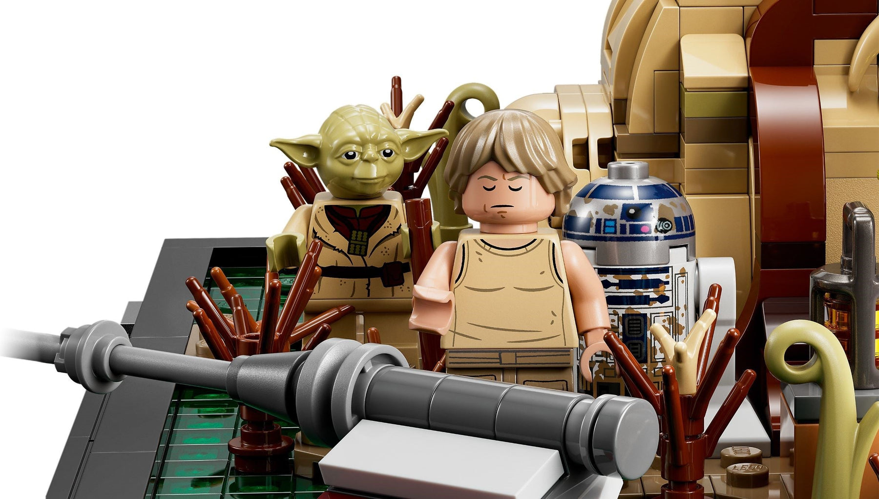 LEGO 75330 Star Wars Dagobah Jedi Training Diorama - SuperSaverAU - view 4