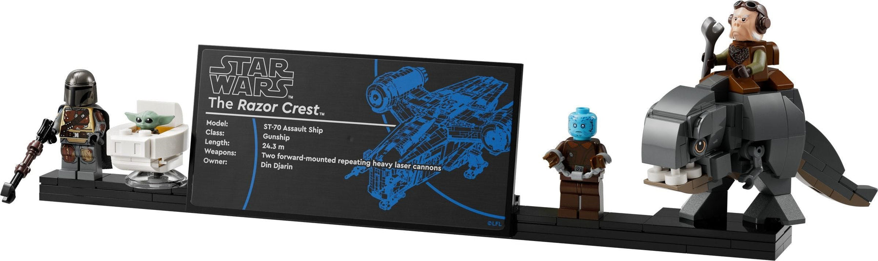 LEGO 75331 Razor Crest UCS Set - Mandalorian Starship - SuperSaverAU - view 3