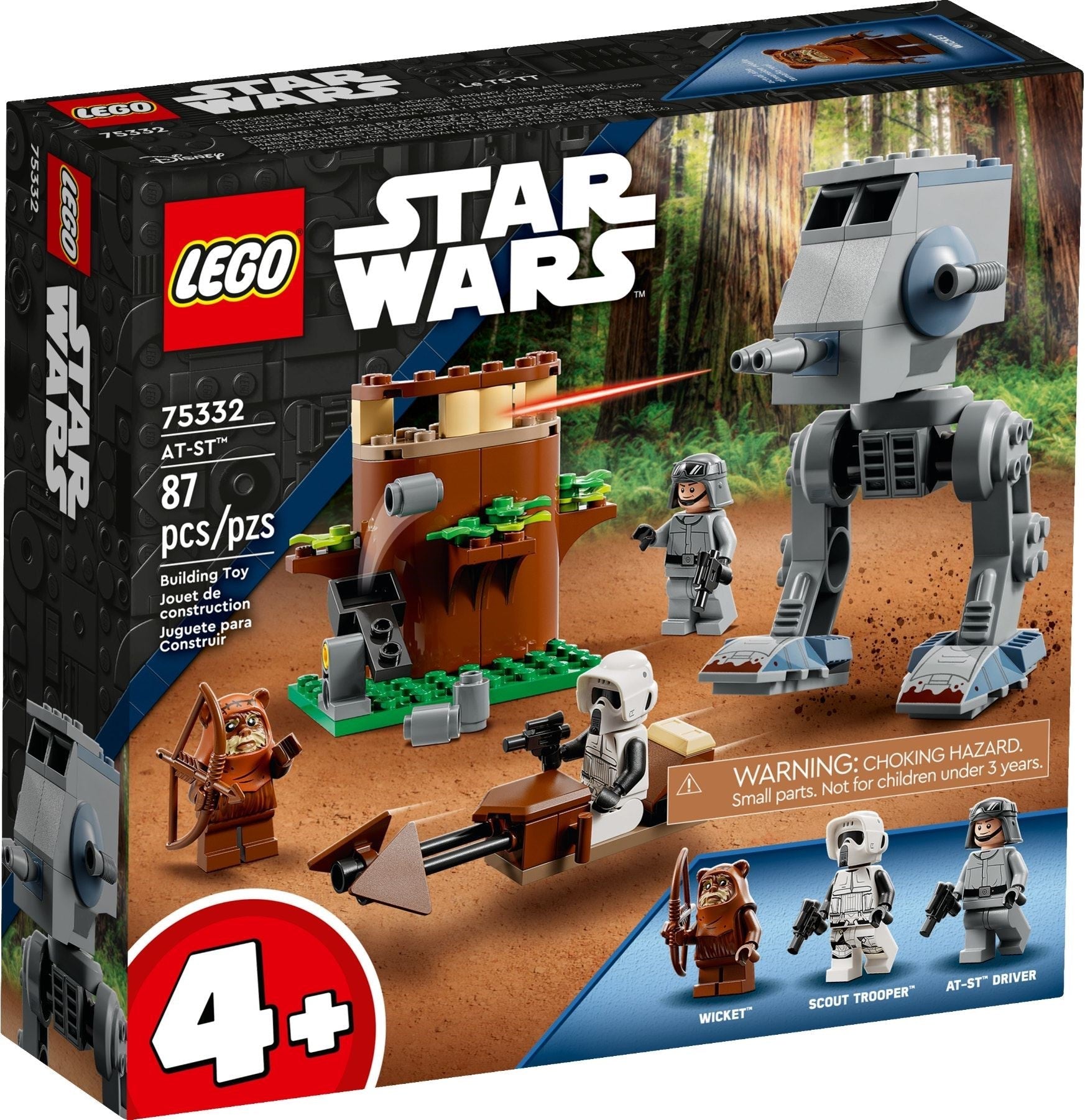 LEGO 75332 AT-ST Walker 4+ Set - Star Wars Endor Battle - SuperSaverAU - view 1