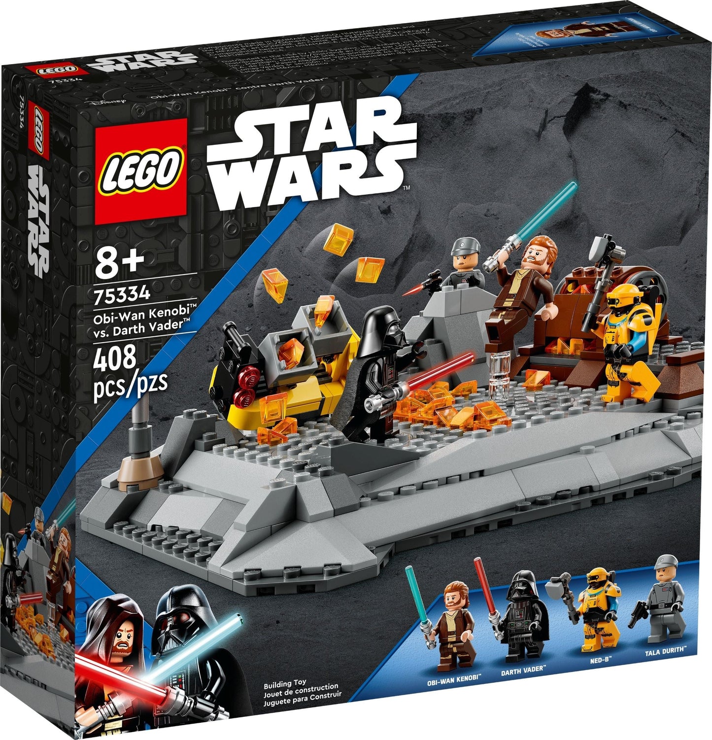 LEGO 75334 Obi-Wan vs. Vader Star Wars Building Set
