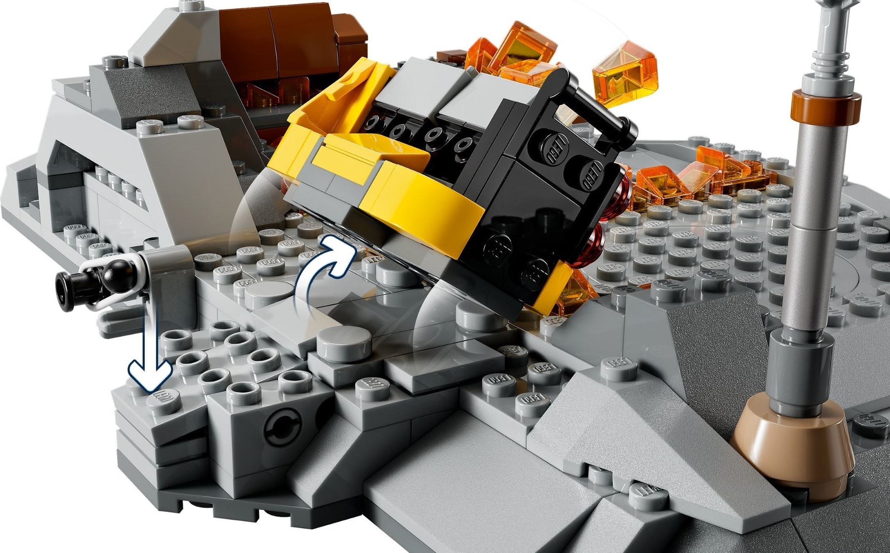LEGO 75334 Obi-Wan vs. Vader Star Wars Building Set - SuperSaverAU - view 5