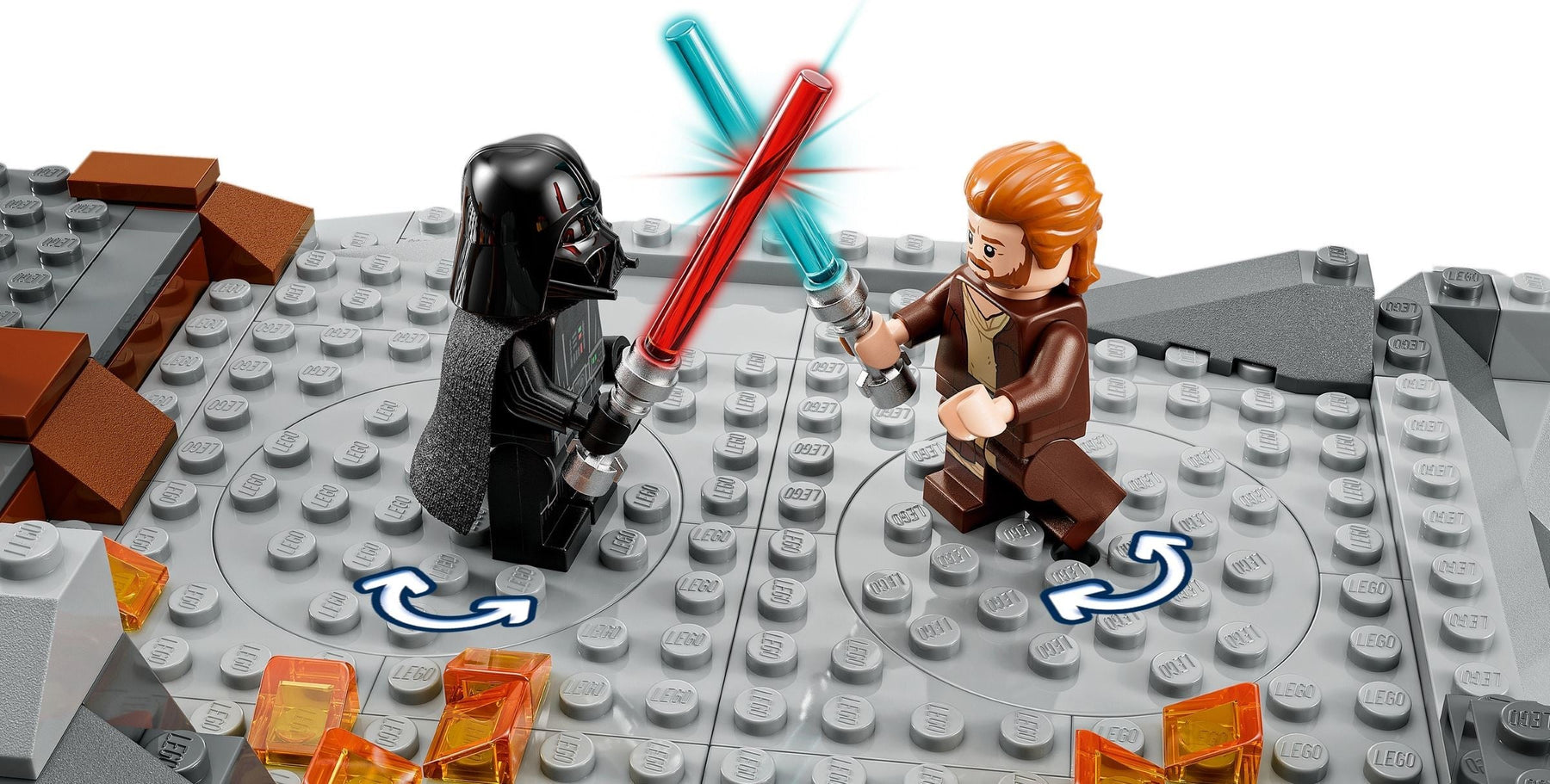 LEGO 75334 Obi-Wan vs. Vader Star Wars Building Set - SuperSaverAU - view 6