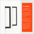Taskmaster Cabinet Handles - 10 Pack - 96mm - Matte Black - SuperSaverAU - view 4