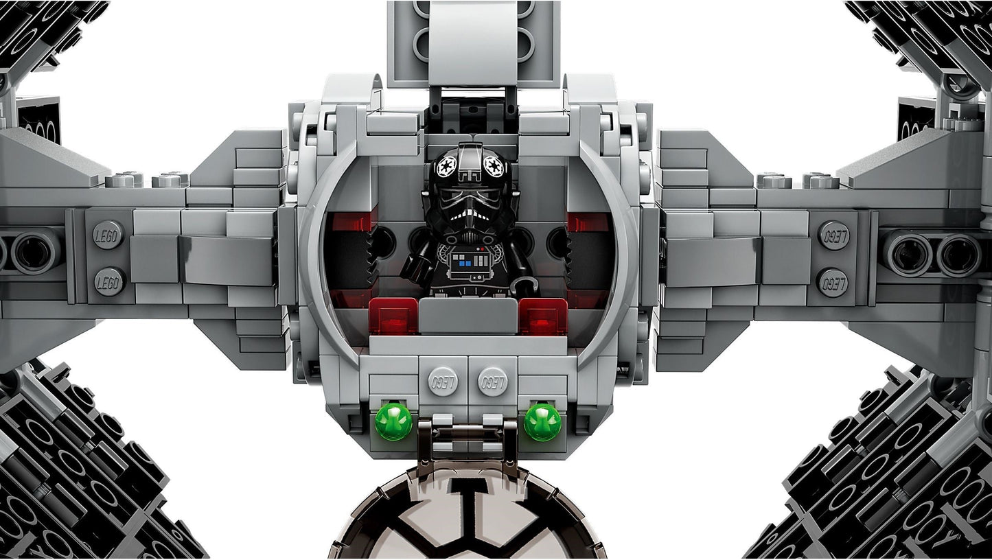 LEGO 75348 Mandalorian Fang Fighter vs. TIE Interceptor – Star Wars Battle Set