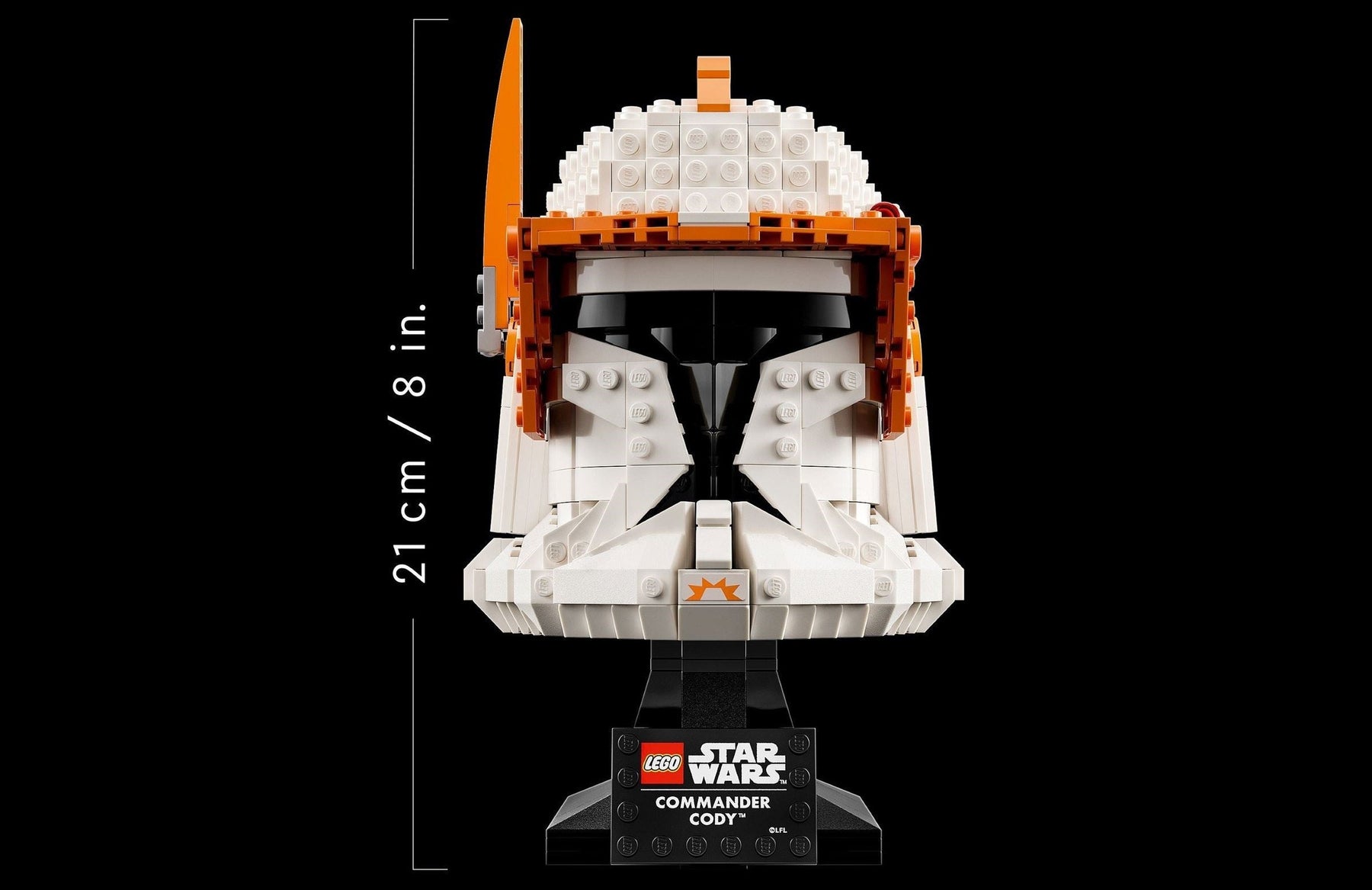 LEGO 75350 Clone Commander Cody Helmet – Star Wars Collectible Build - SuperSaverAU - view 3