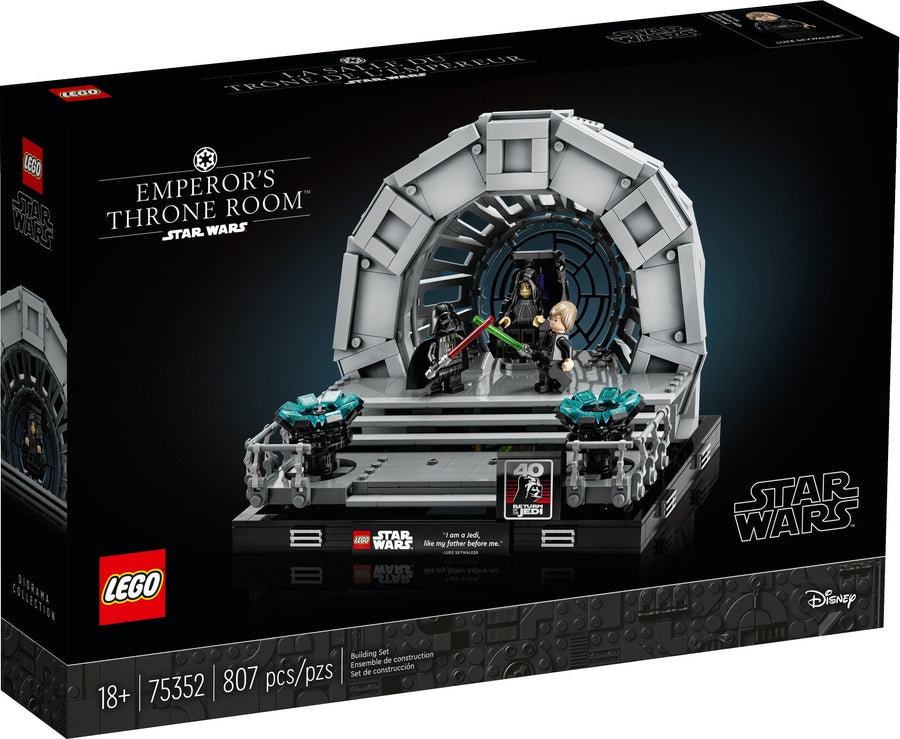 LEGO 75352 Emperor’s Throne Room Diorama – Star Wars Display Model - SuperSaverAU - view 1