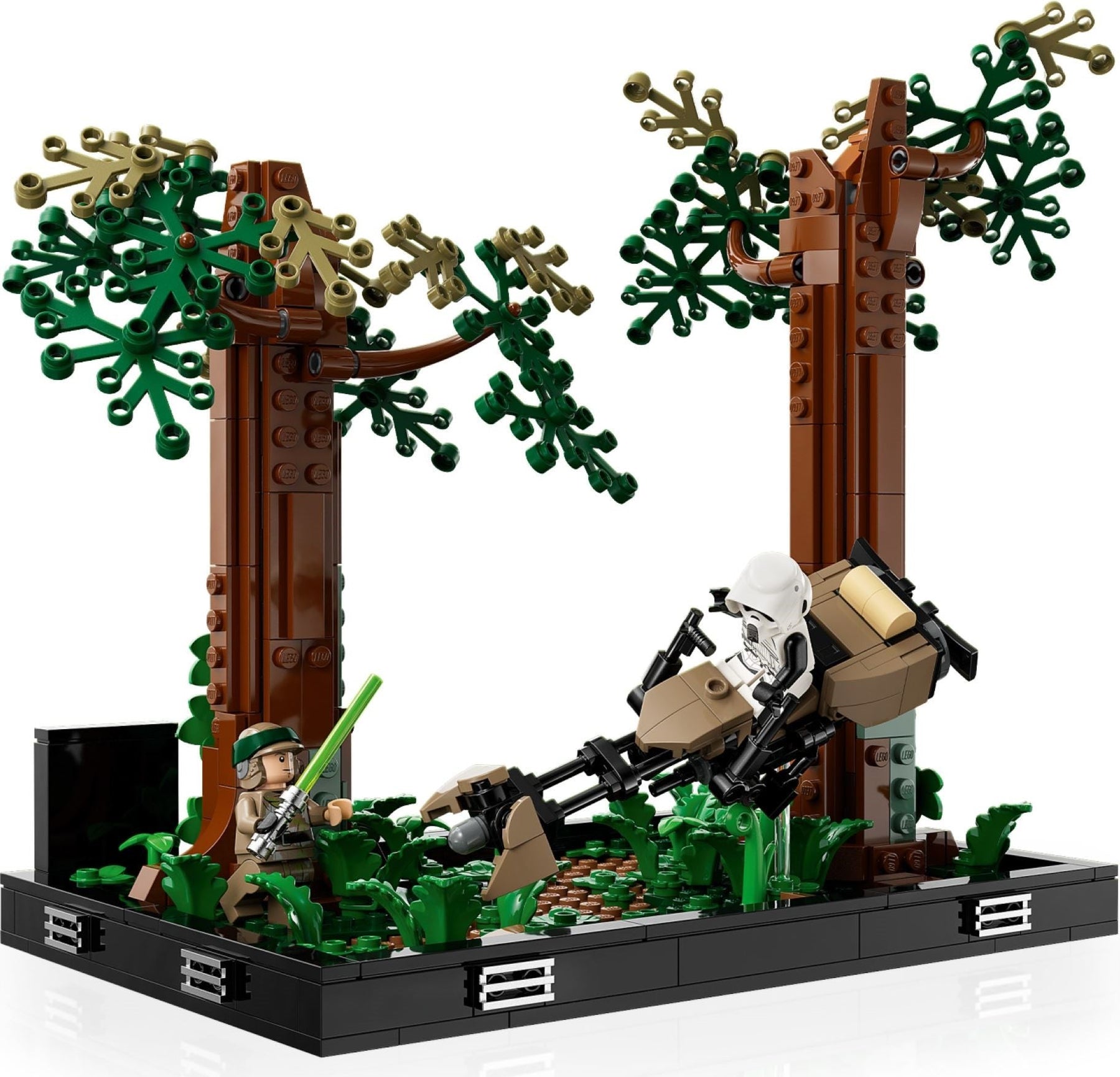 LEGO 75353 Endor Speeder Chase Diorama – Star Wars Collectible Scene - SuperSaverAU - view 2