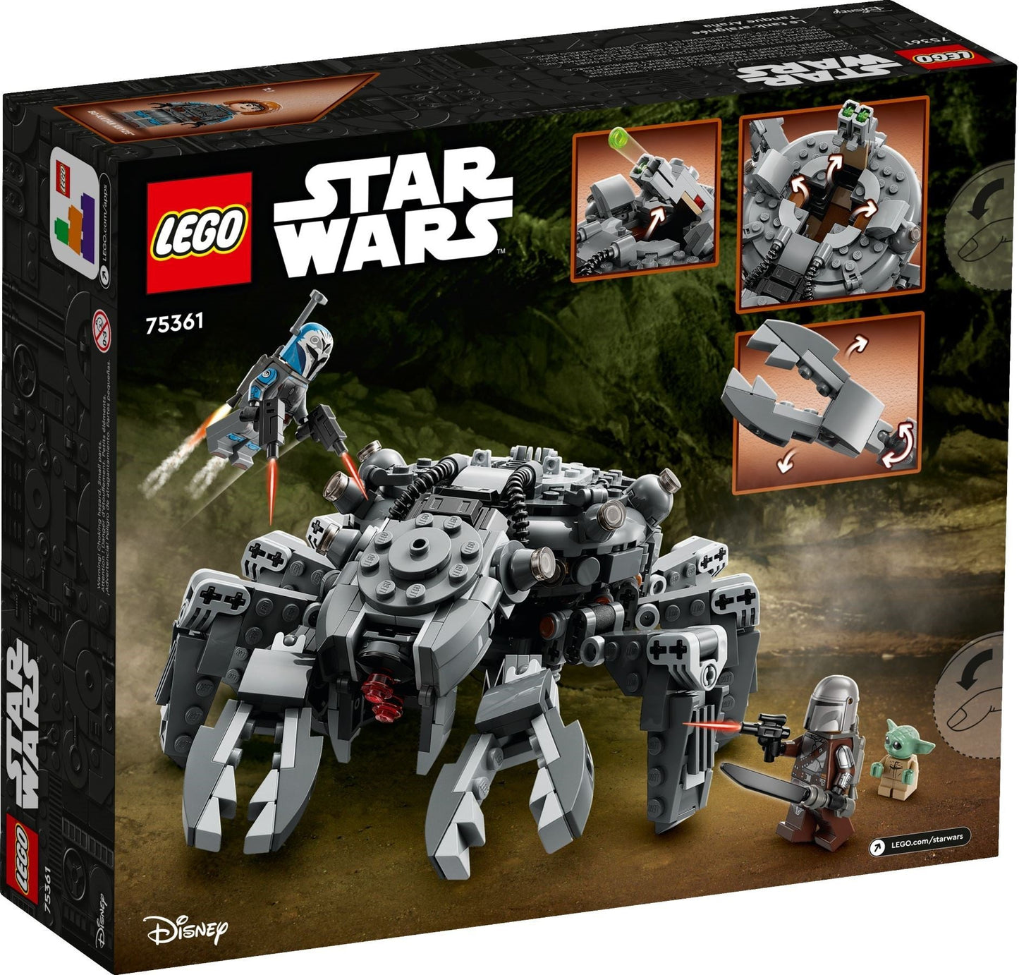 LEGO Star Wars Series 75361 Spider Tank- Auzzi Store