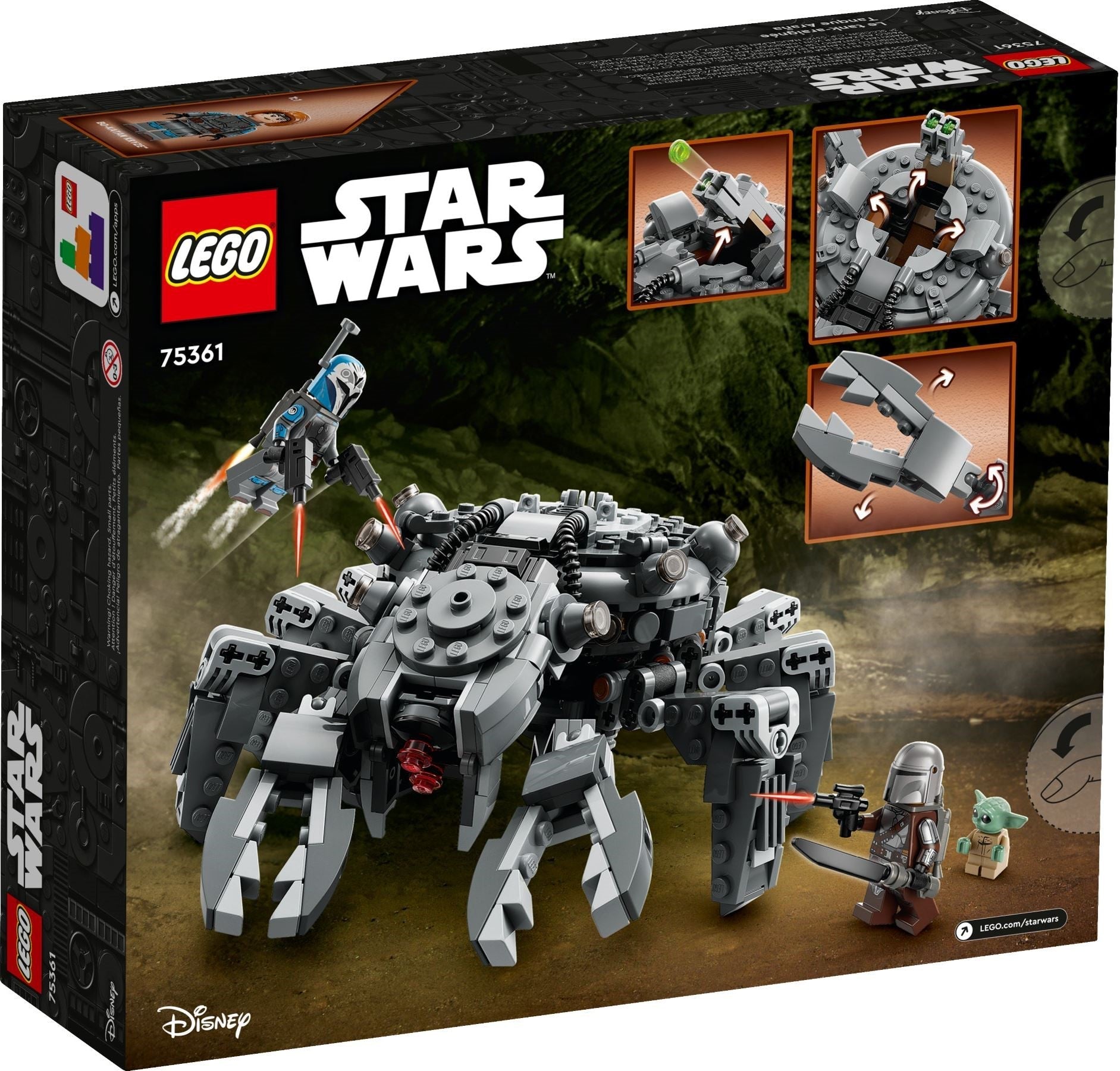 LEGO Star Wars Series 75361 Spider Tank- Auzzi Store