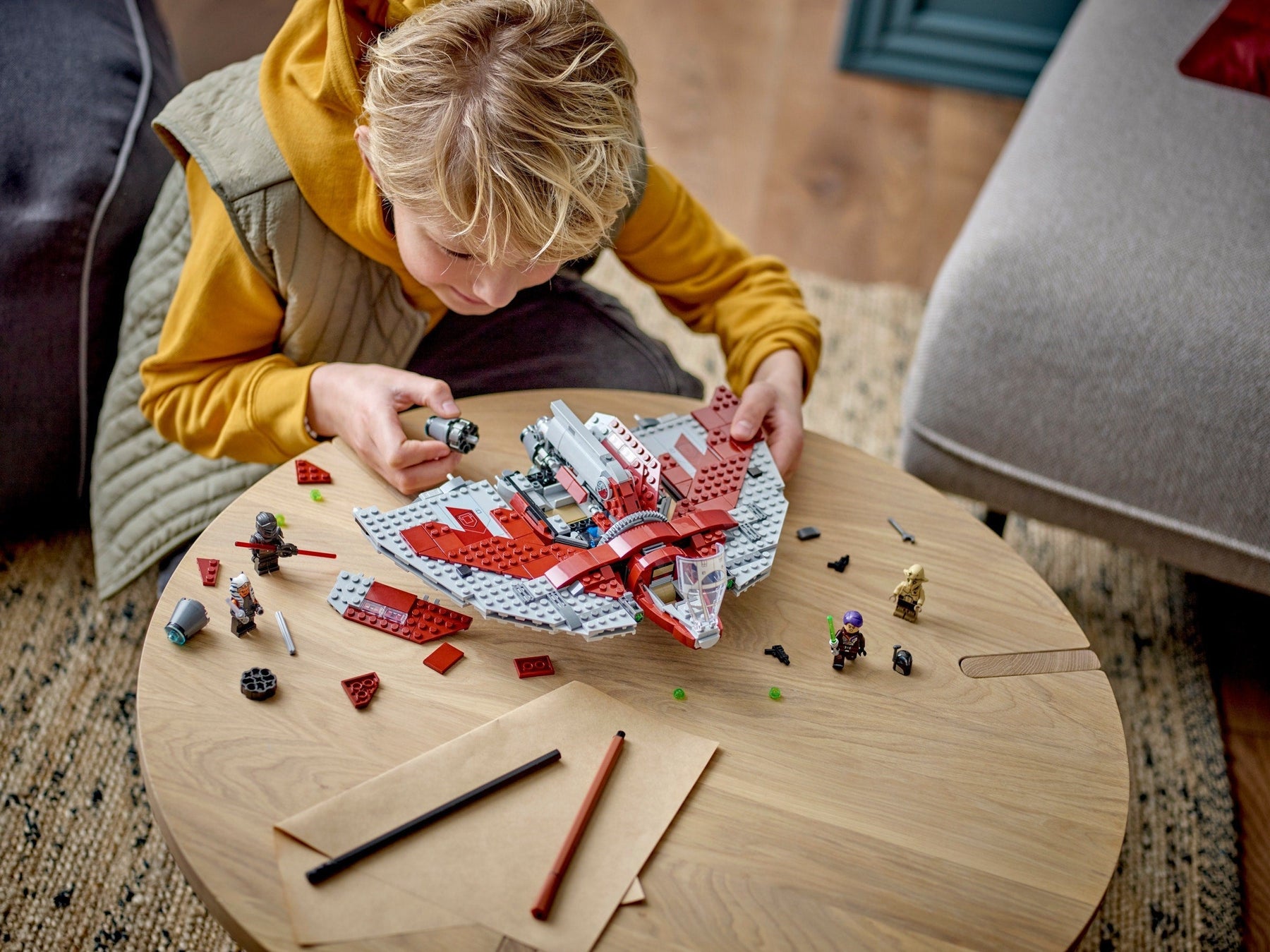 LEGO Star Wars 75362 Ahsoka Tano's T-6 Jedi Shuttle- Auzzi Store