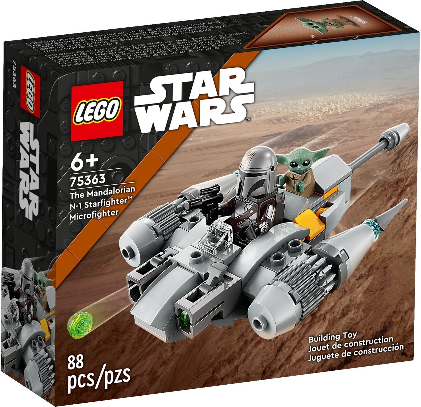 LEGO 75363 The Mandalorian N-1 Starfighter™ Microfighter Star Wars- Auzzi Store