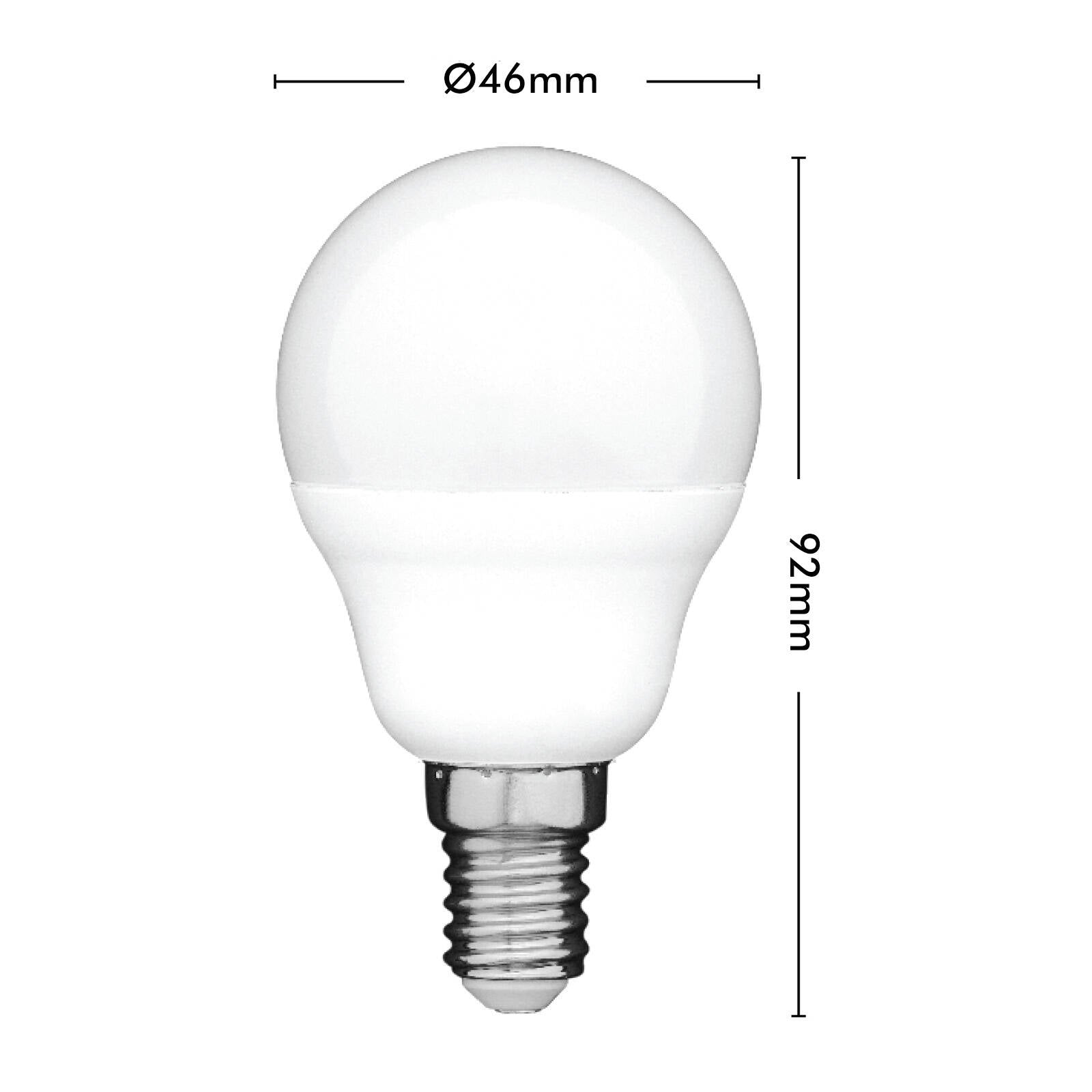 Arlec E14 LED 470lm 5.5W RGB Grid Connect Smart Fancy Round Globe (GLD364HA)
