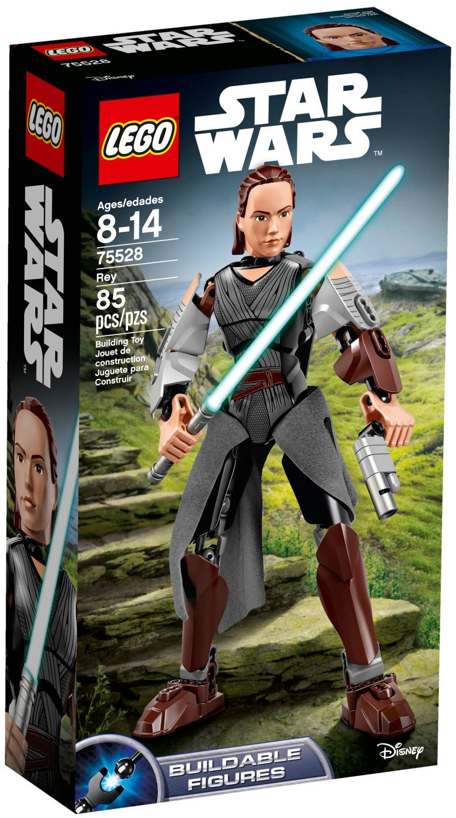 LEGO 75528 Rey (Jedi Training) - Star Wars Buildable Figure - SuperSaverAU - view 1