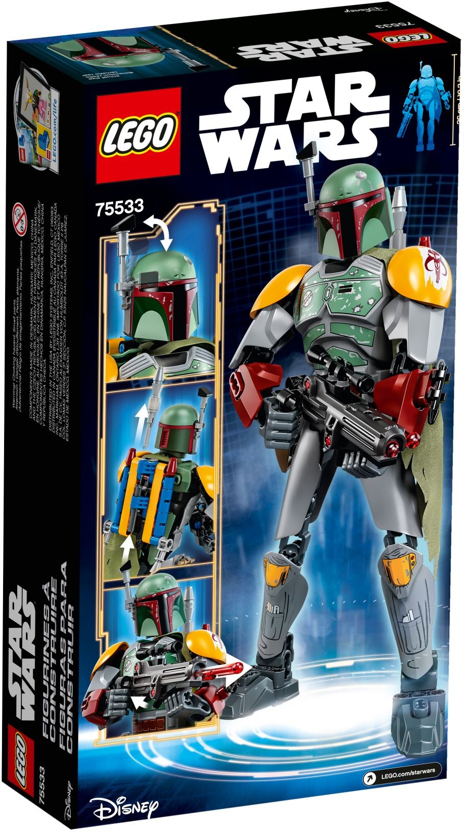 LEGO 75533 Buildable & Posable Boba Fett Figure - SuperSaverAU - view 2