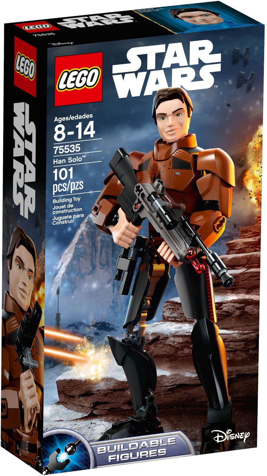 LEGO 75535 Han Solo: Buildable Figure with Blaster - SuperSaverAU - view 1