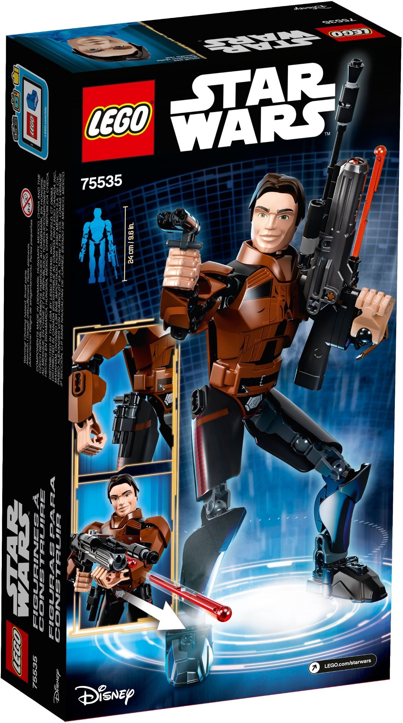 LEGO 75535 Han Solo: Buildable Figure with Blaster - SuperSaverAU - view 4