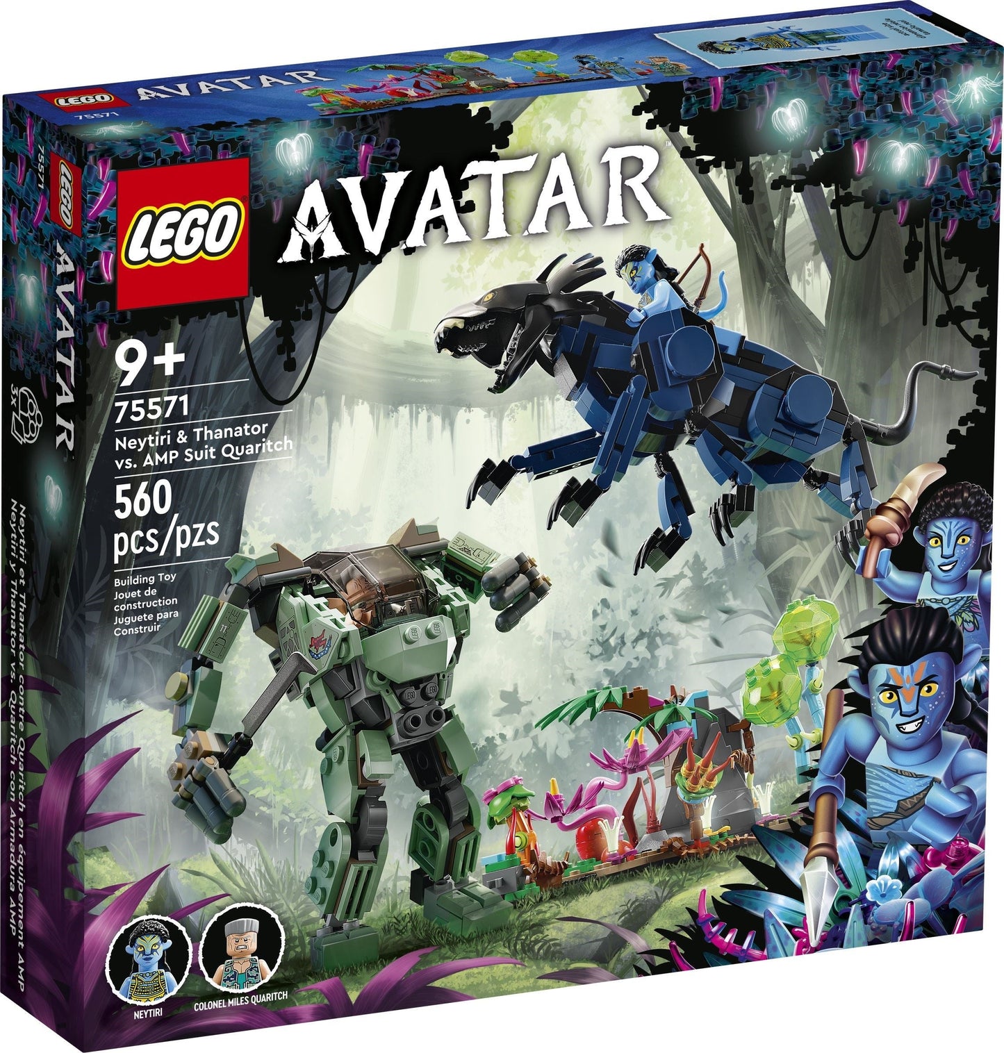 LEGO Avatar 75571 Neytiri & Thanator vs. AMP Suit Quaritch- Auzzi Store