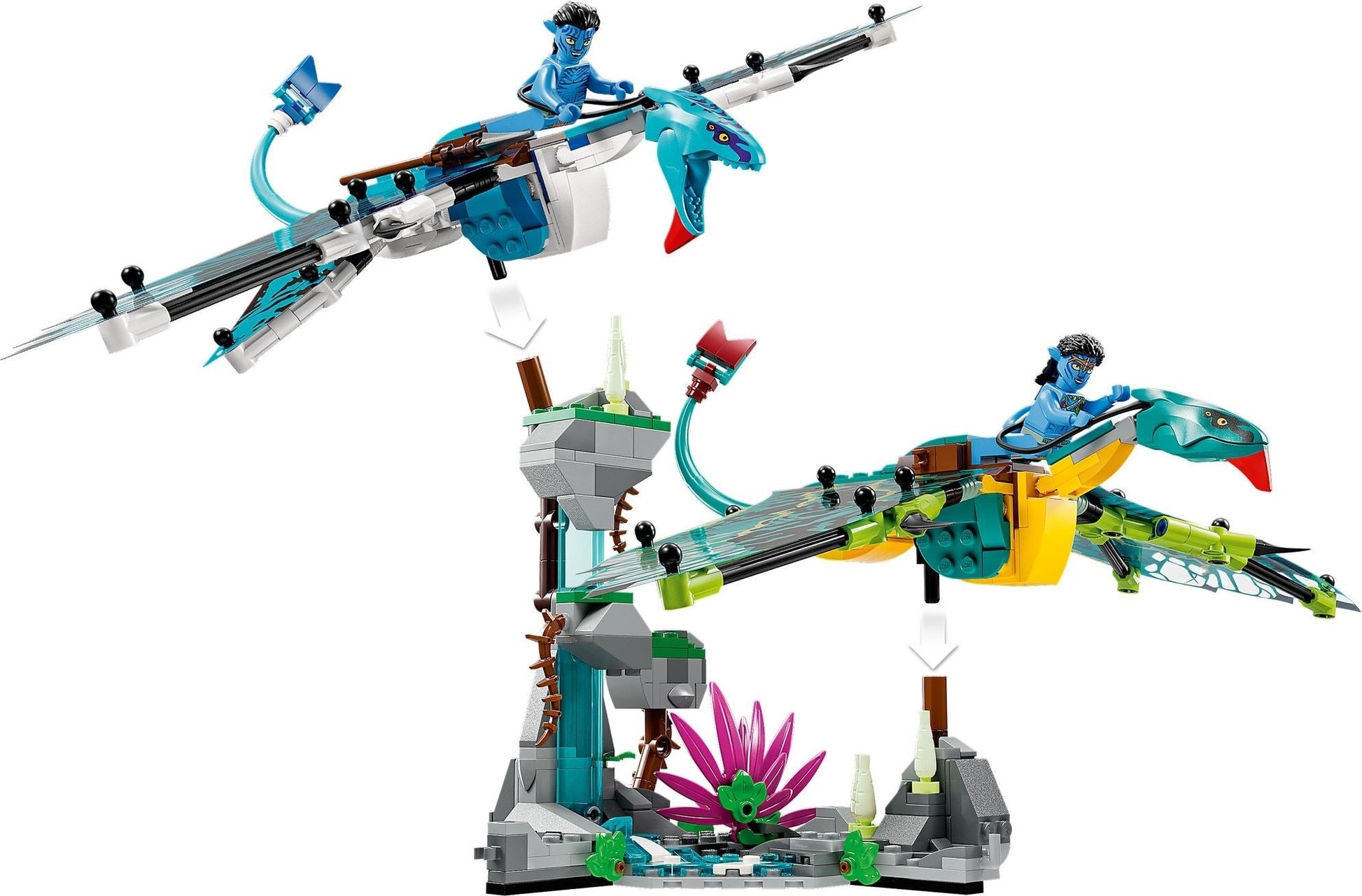 LEGO Avatar 75572 Jake & Neytiri’s First Banshee Flight- Auzzi Store