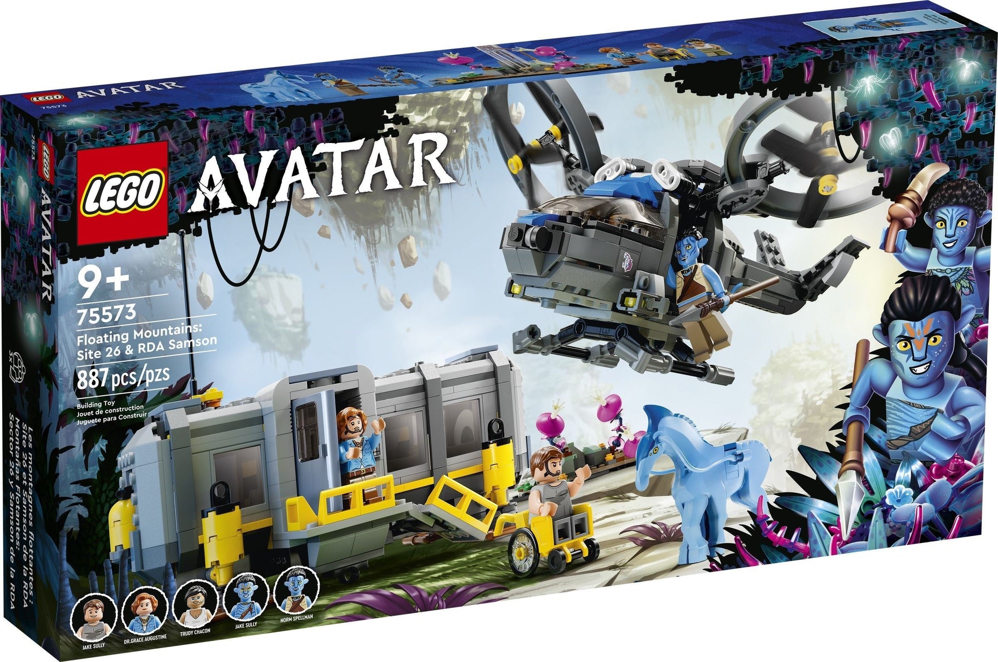 LEGO Avatar 75573 Floating Mountains: Site 26 & RDA Samson- Auzzi Store