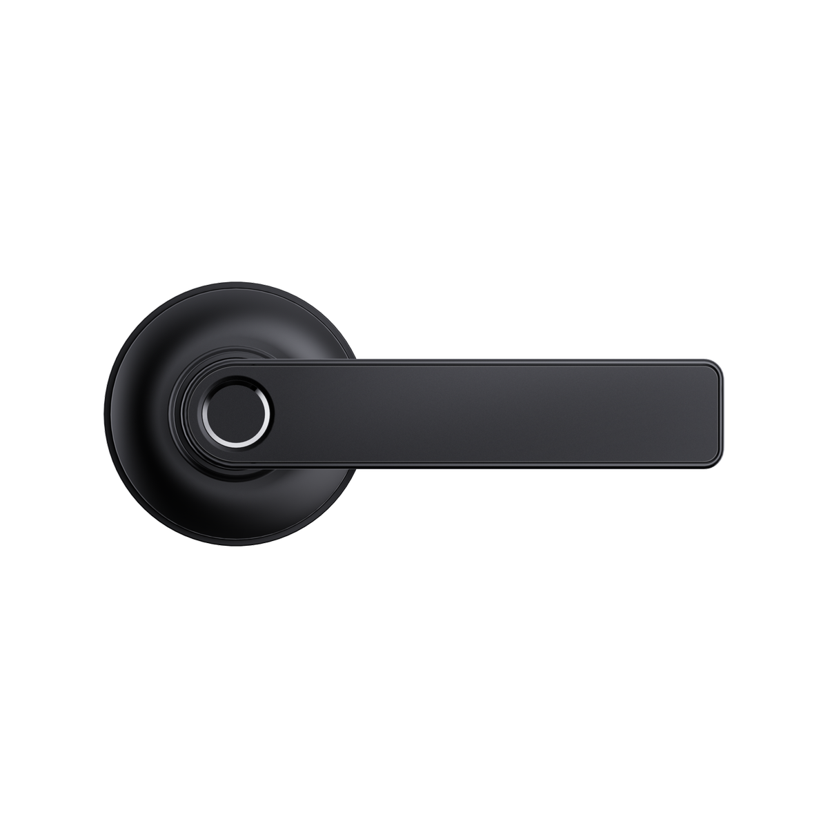 Gainsborough Liberty Smart Lever Lock - Fingerprint Access - Matte Black