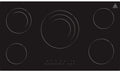 Trinity 90cm Ceramic Touch Control Cooktop - 5 Elements, 8 Zones, Triple Zone, Overflow Detection - TRC900CT