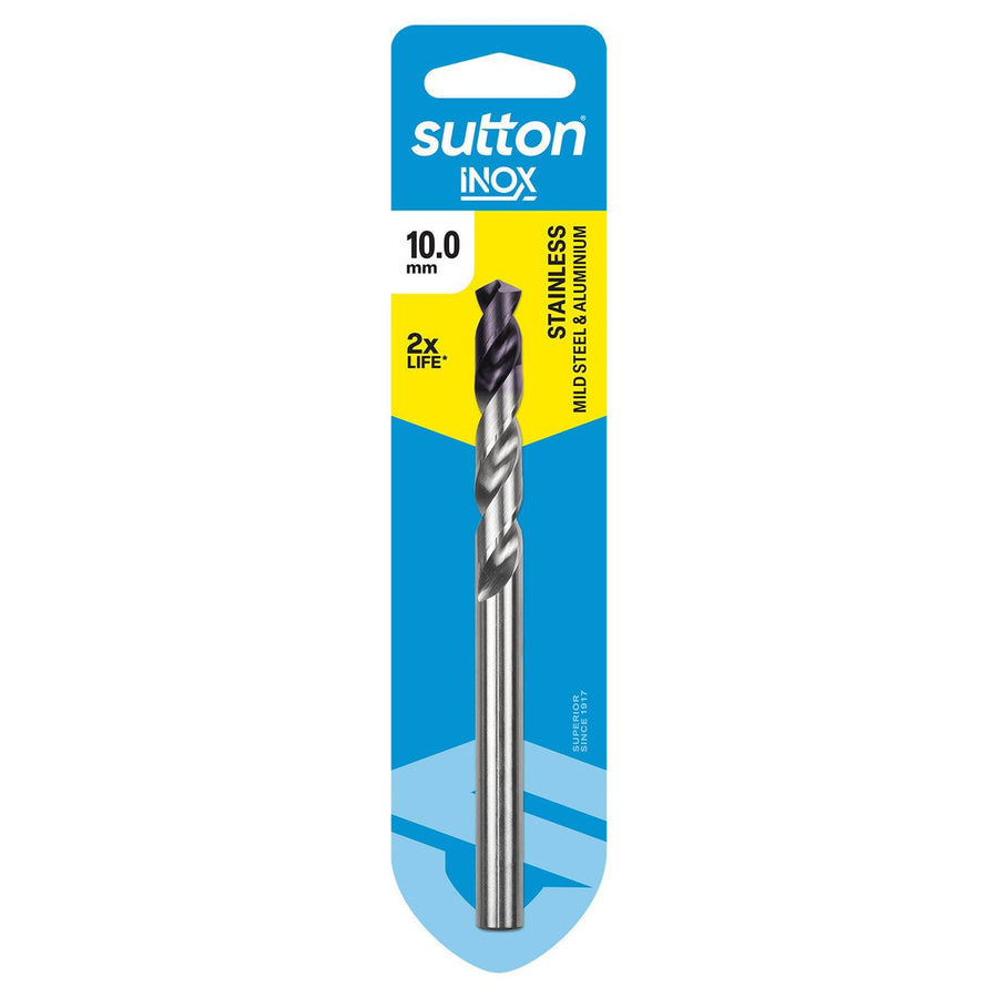 Sutton Tools Jobber Drill Bit - 10mm - M2 HSS - For Stainless Steel - SuperSaverAU - view 1