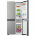Haier 508L Quad Door Fridge - Satina Silver - Non-Plumbed Water Dispenser - SwitchZone - HRF580YHS