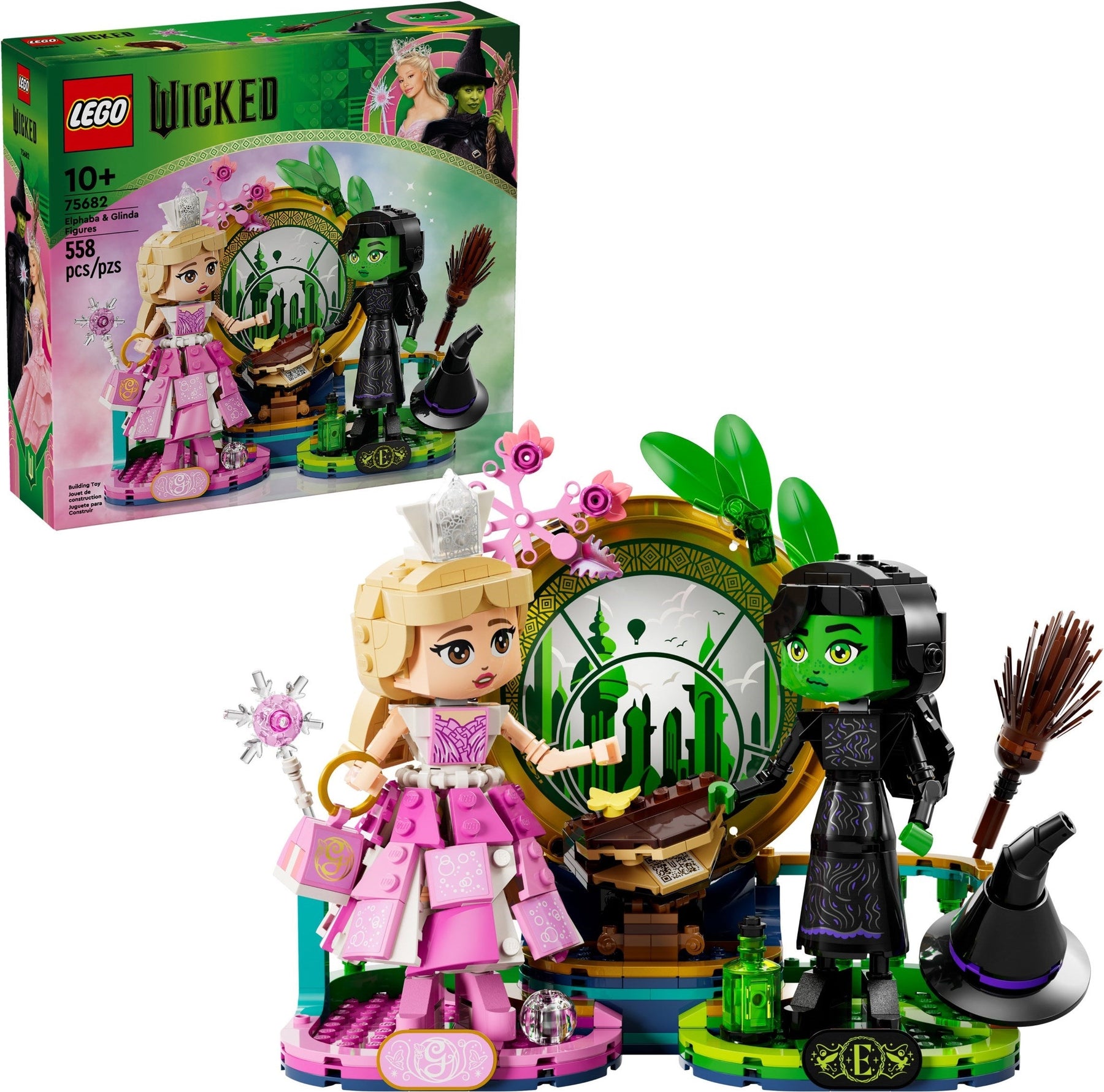 LEGO Wicked 75682 Glinda, Elphaba, and Nessarose at Shiz University - SuperSaverAU - view 2