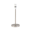 Verve Design Kiama Candlestick Table Lamp Base AM1561, 1.5m Cord B22, Stainless Steel Finish