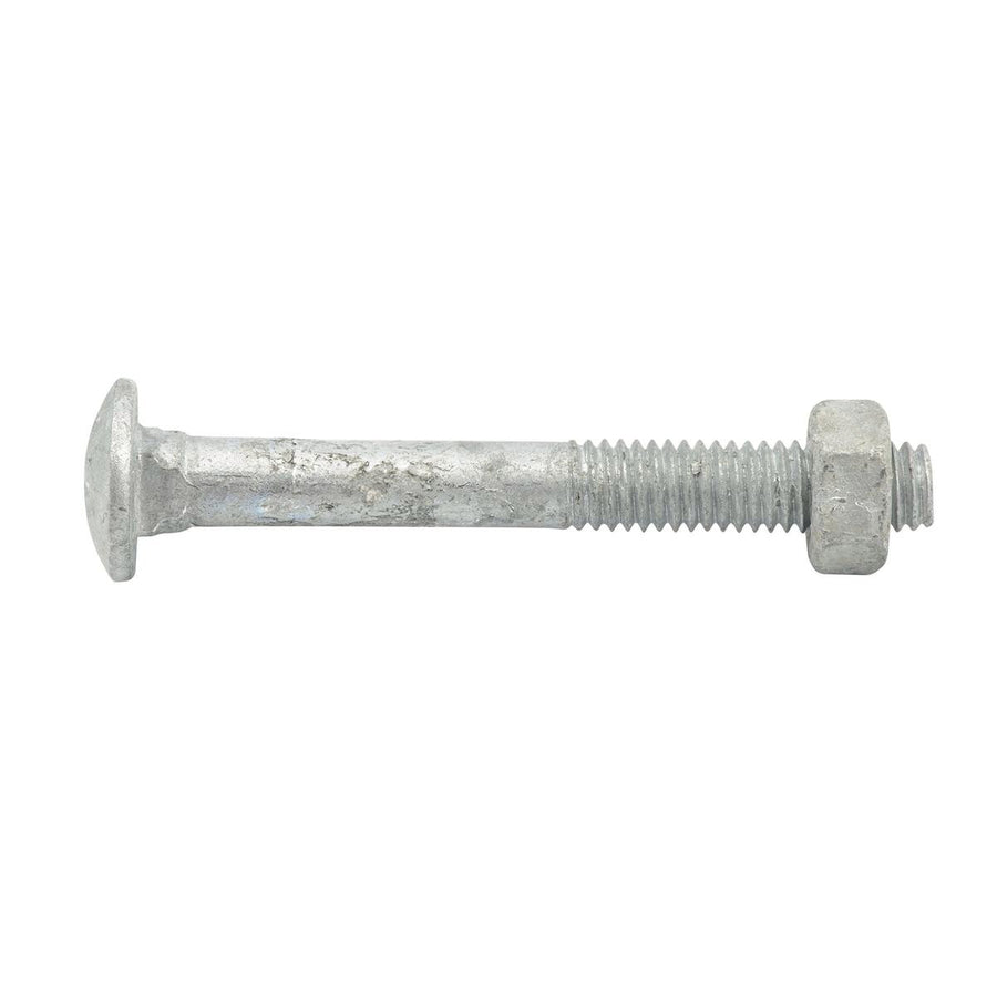 Zenith Cup Head Bolt - M6 x 50mm - 4.6 Grade Steel - Hot Dipped Galvanised - SuperSaverAU - view 1