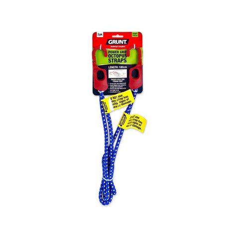 Grunt 1m Tie Down Octopus Straps - Rubber Latex - Strong Grip - 2 Pack - SuperSaverAU - view 1
