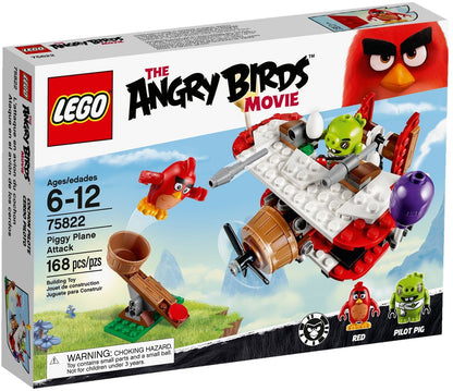 LEGO Angry Birds 75822 Piggy Plane Attack Building Kit 168 Piece- Auzzi Store