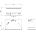 Smeg 60cm Stainless Steel Undermount Rangehood - AutoVent 2.0, 660m³/h, Touch Controls - KSGAU6P4X
