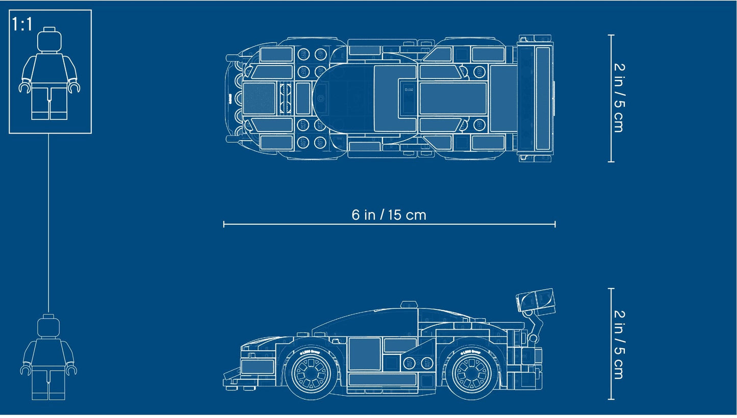 LEGO 75886 Ferrari 488 GT3 Scuderia Corsa Race Car Building Kit