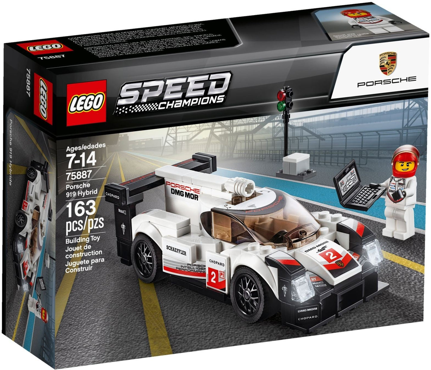 LEGO 75887 Porsche 919 Hybrid Race Car Building Kit