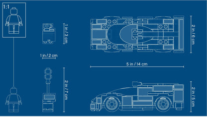 LEGO 75887 Porsche 919 Hybrid Race Car Building Kit