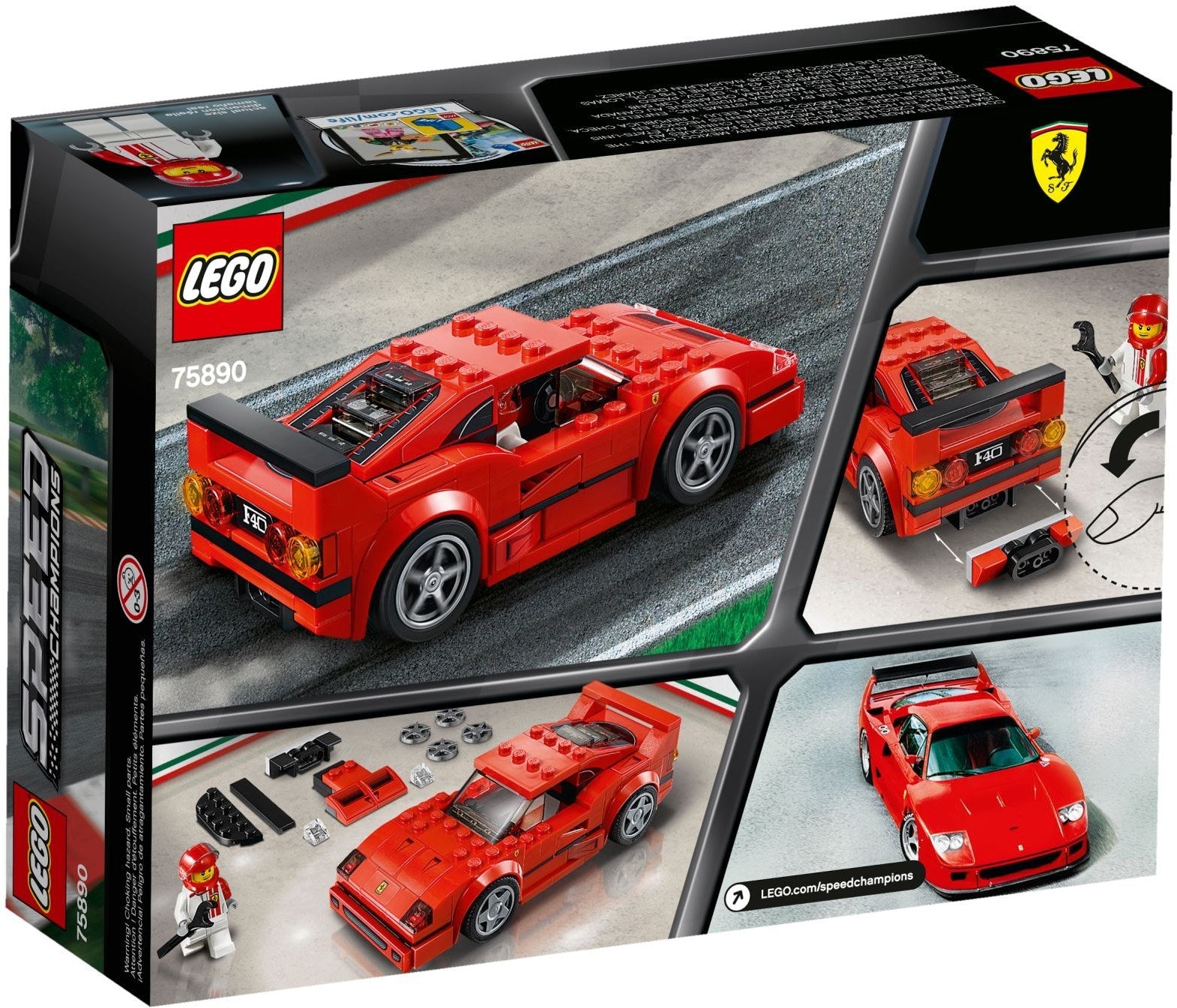 LEGO 75890 Speed Champions Ferrari F40 Competizione- Auzzi Store