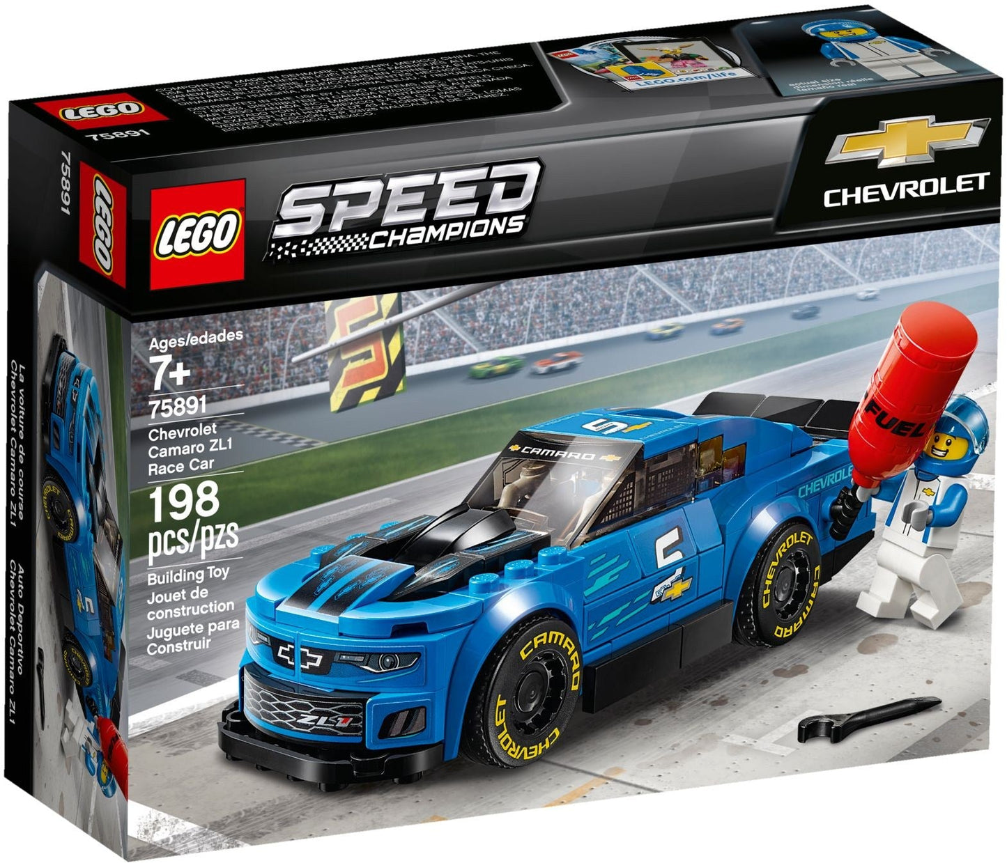 LEGO 75891 Chevrolet Camaro ZL1 Race Car Toy